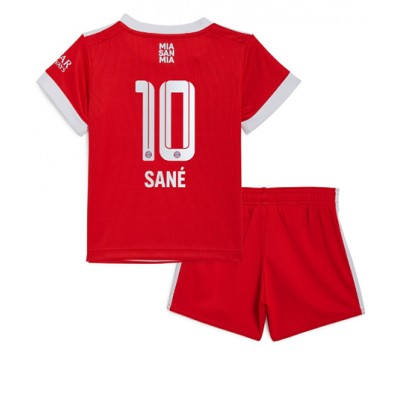 FC Bayern München Hemmatröja 22/23 fotbollströja set för barn Sane 10